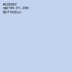 #C2D3EF - Botticelli Color Image