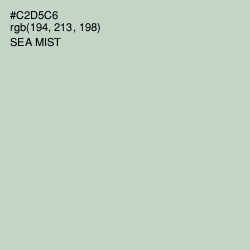 #C2D5C6 - Sea Mist Color Image