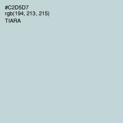 #C2D5D7 - Tiara Color Image