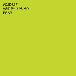 #C2D62F - Pear Color Image