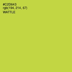 #C2D643 - Wattle Color Image