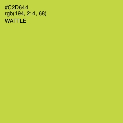 #C2D644 - Wattle Color Image