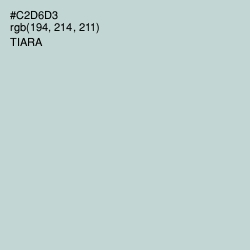 #C2D6D3 - Tiara Color Image