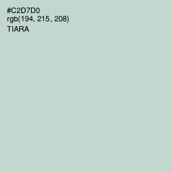 #C2D7D0 - Tiara Color Image