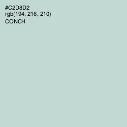 #C2D8D2 - Conch Color Image