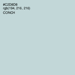 #C2D8D8 - Conch Color Image