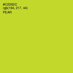 #C2D92C - Pear Color Image