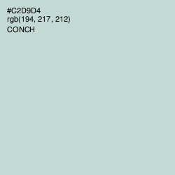 #C2D9D4 - Conch Color Image