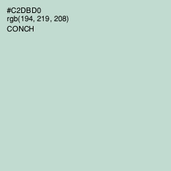 #C2DBD0 - Conch Color Image