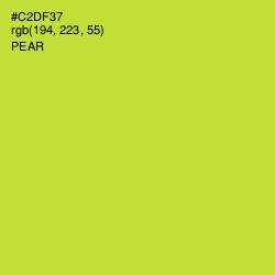 #C2DF37 - Pear Color Image