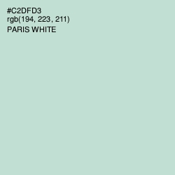 #C2DFD3 - Paris White Color Image