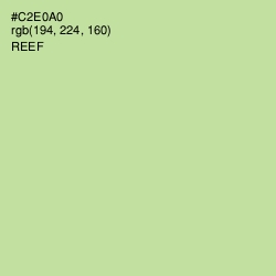 #C2E0A0 - Reef Color Image