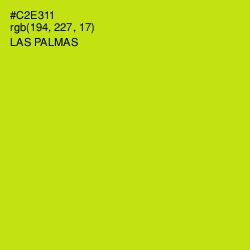 #C2E311 - Las Palmas Color Image