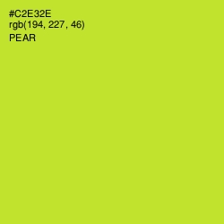 #C2E32E - Pear Color Image