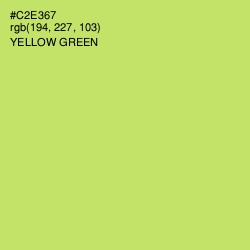 #C2E367 - Yellow Green Color Image