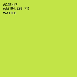 #C2E447 - Wattle Color Image