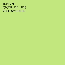 #C2E77E - Yellow Green Color Image