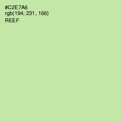 #C2E7A6 - Reef Color Image