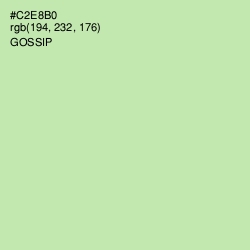 #C2E8B0 - Gossip Color Image