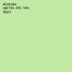 #C2E9A4 - Reef Color Image