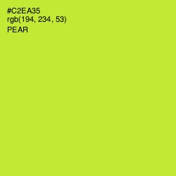 #C2EA35 - Pear Color Image
