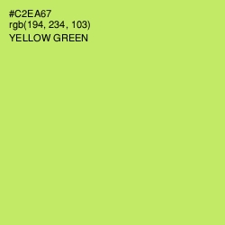 #C2EA67 - Yellow Green Color Image