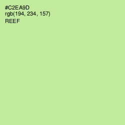 #C2EA9D - Reef Color Image