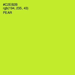 #C2EB2B - Pear Color Image