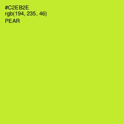 #C2EB2E - Pear Color Image