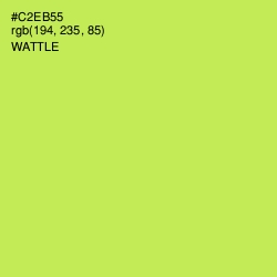 #C2EB55 - Wattle Color Image