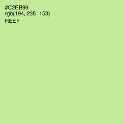 #C2EB99 - Reef Color Image