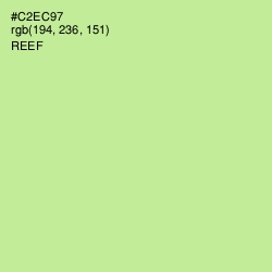 #C2EC97 - Reef Color Image