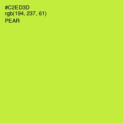 #C2ED3D - Pear Color Image