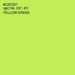 #C2ED57 - Yellow Green Color Image
