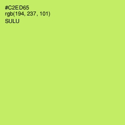 #C2ED65 - Sulu Color Image