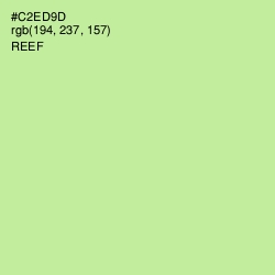 #C2ED9D - Reef Color Image