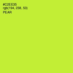 #C2EE35 - Pear Color Image