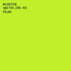 #C2EF2B - Pear Color Image