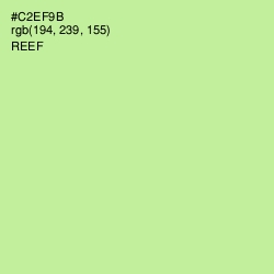 #C2EF9B - Reef Color Image