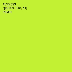 #C2F033 - Pear Color Image