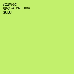 #C2F06C - Sulu Color Image