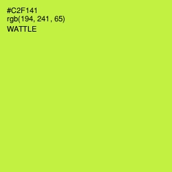 #C2F141 - Wattle Color Image