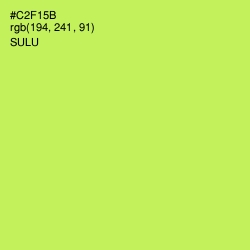 #C2F15B - Sulu Color Image