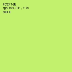 #C2F16E - Sulu Color Image
