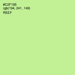 #C2F195 - Reef Color Image