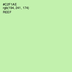 #C2F1AE - Reef Color Image