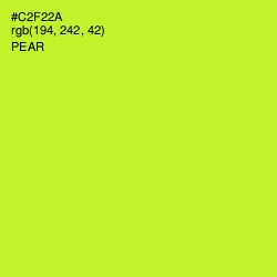 #C2F22A - Pear Color Image