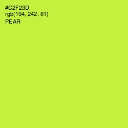 #C2F23D - Pear Color Image