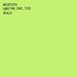 #C2F270 - Sulu Color Image
