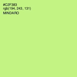 #C2F383 - Mindaro Color Image